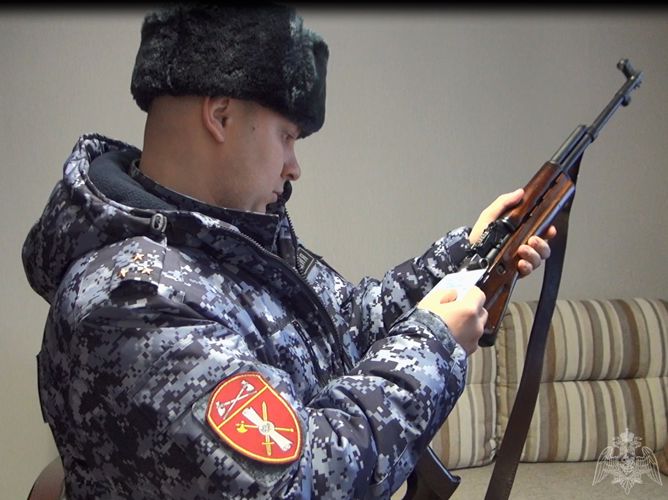 В Ульяновской области гражданин сдал правоохранителям найденное оружие 