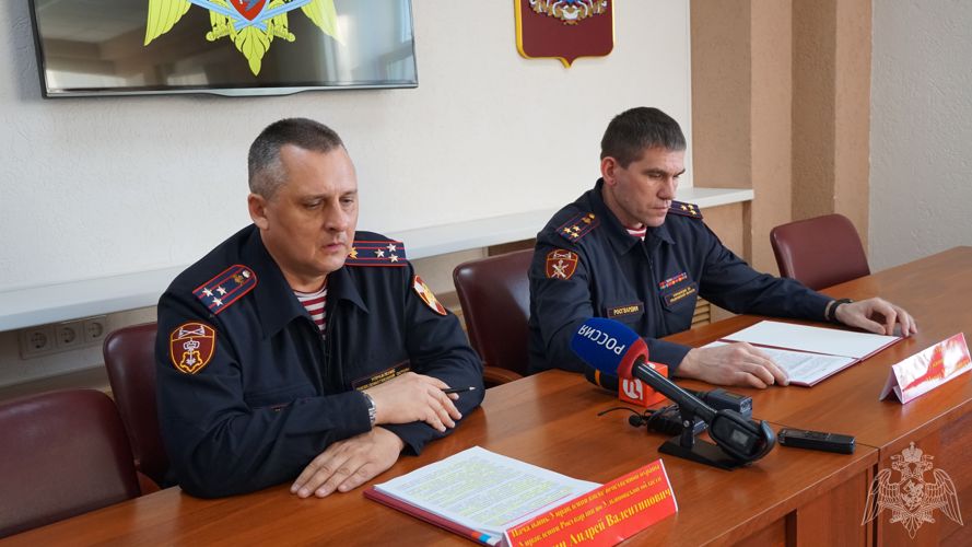 В Управлении Росгвардии по Ульяновской области состоялся брифинг для журналистов
