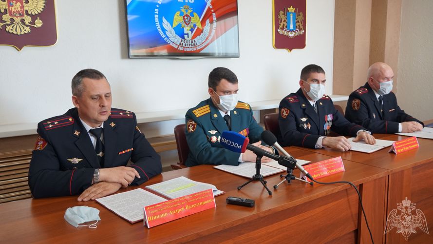 Руководители Управления Росгвардии по Ульяновской области провели брифинг для журналистов 