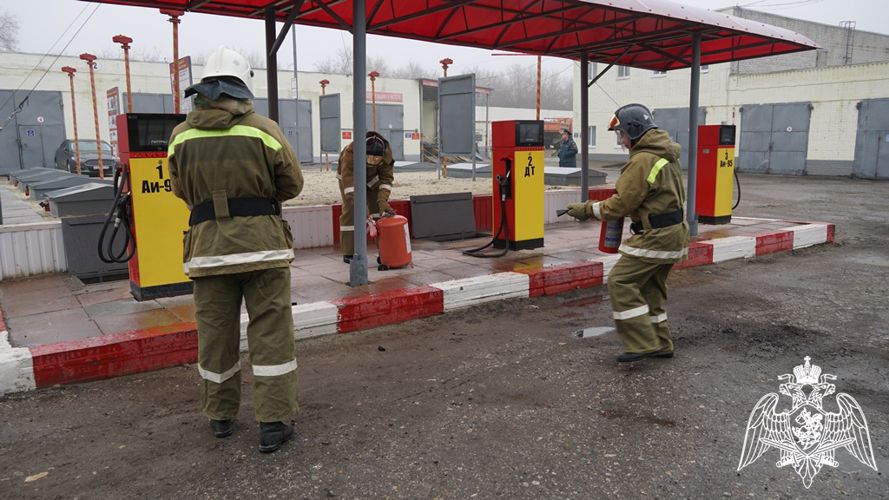 В Управлении Росгвардии по Ульяновской области прошли совместные учения с МЧС 