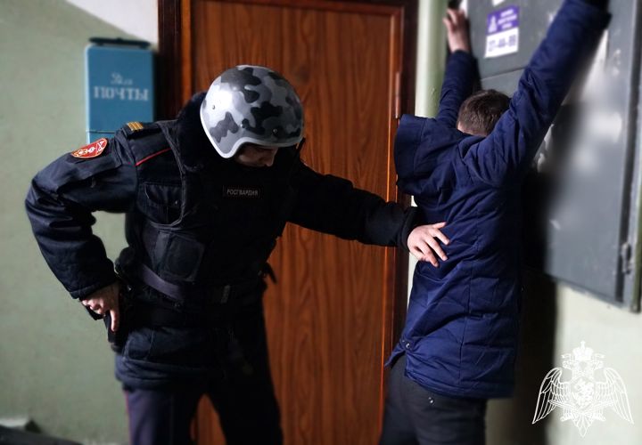 Мужчина, подозреваемый в угрозе убийством, задержан сотрудниками Росгвардии Ульяновска 