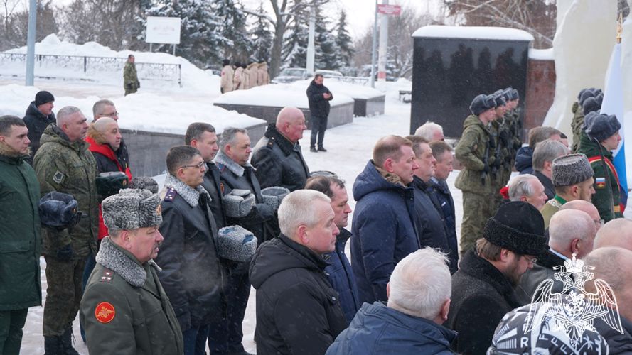 Начальник Управления Росгвардии по Ульяновской области принял участие в митинге-реквиеме, посвященном 34-й годовщине вывода советских войск из Афганистана