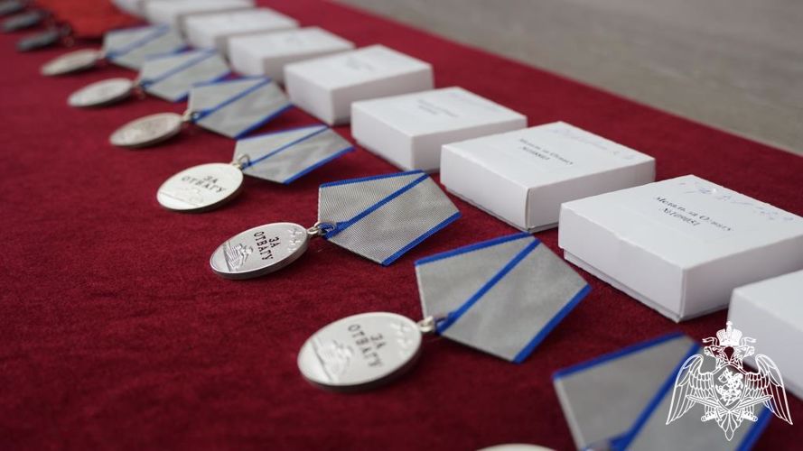 В Ульяновске начальник регионального управления Росгвардии вручил госнаграды сотрудникам спецподразделений