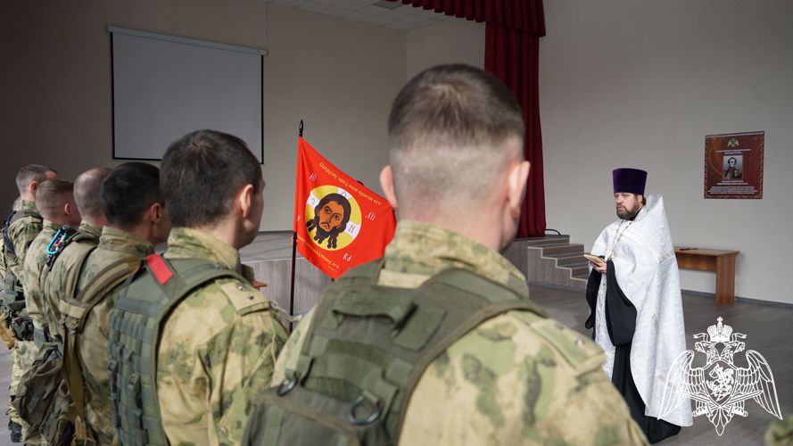 В Управление Росгвардии  по Ульяновской области передан  воинский стяг 