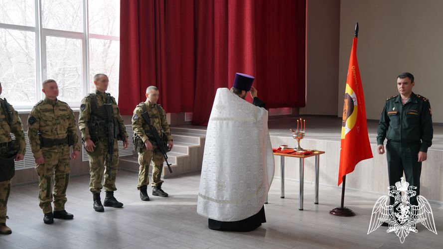 В Управление Росгвардии  по Ульяновской области передан  воинский стяг 