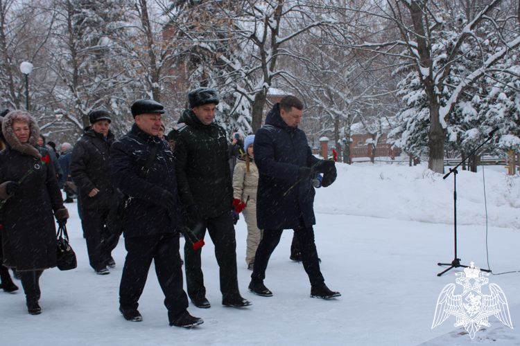 В Ульяновске росгвардейцы приняли участие в торжественном мероприятии, посвященному 23 февраля 