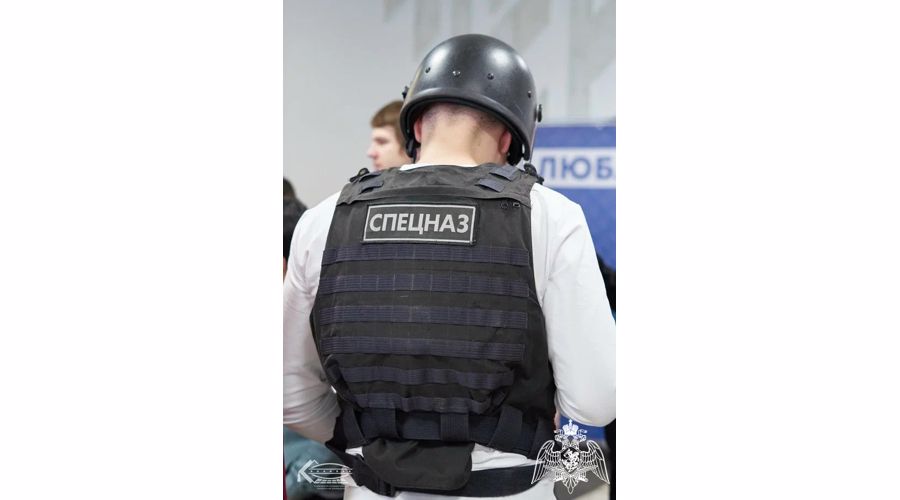 Ветеран СОБР «Пламя»  Росгвардии по Ульяновской  области   принял участие в уроке мужества 