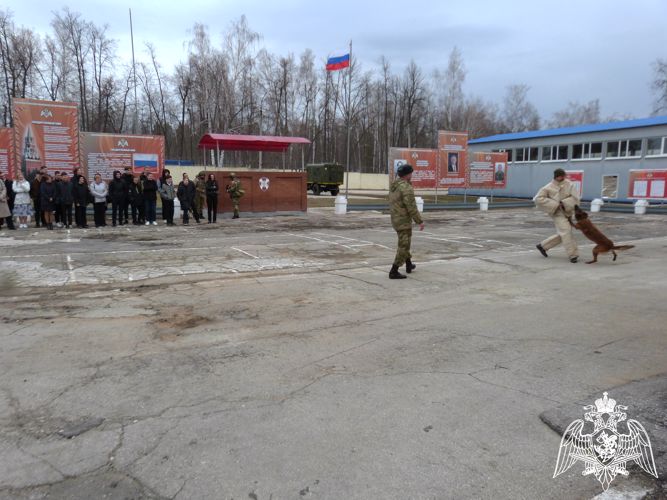 В воинской части Росгвардии прошел День открытых дверей для димитровградских школьников 