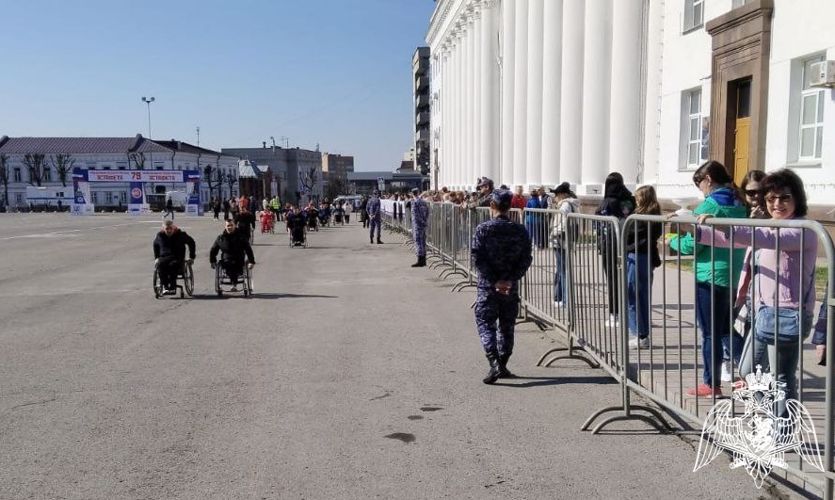 Ульяновские росгвардейцы обеспечили правопорядок во время областной легкоатлетической эстафеты