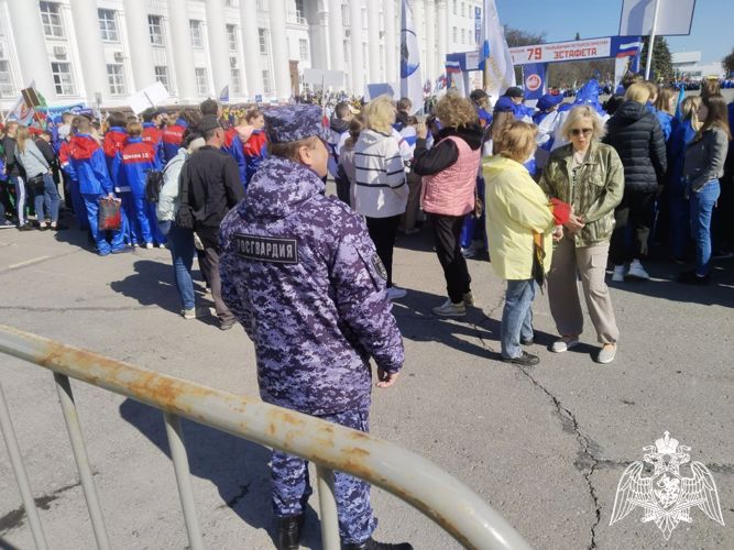 Ульяновские росгвардейцы обеспечили правопорядок во время областной легкоатлетической эстафеты