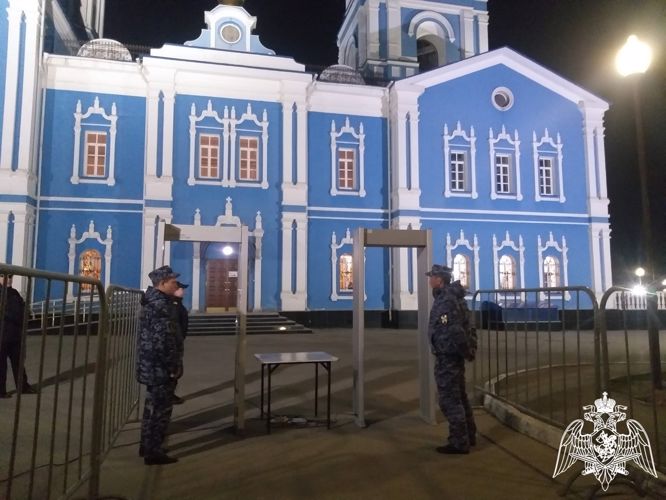 Ульяновские росгвардейцы обеспечили правопорядок во время мероприятий, посвященных празднованию Пасхи