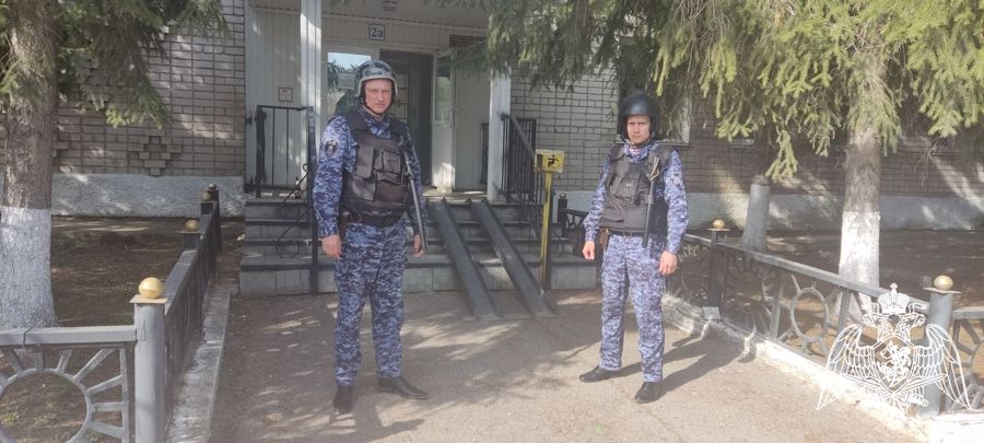 В Сенгилее росгвардейцы предотвратили пожар на охраняемом объекте