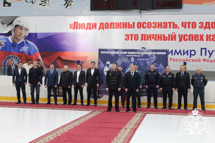 Начальник Управления Росгвардии по Ульяновской области принял участие в открытии Всероссийского турнира по хоккею