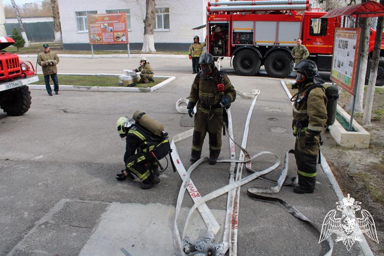В Управлении Росгвардии по Ульяновской области прошли совместные учения с МЧС