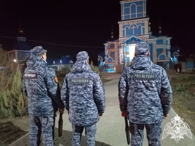 Ульяновские росгвардейцы обеспечили правопорядок во время мероприятий, посвященных празднованию Пасхи