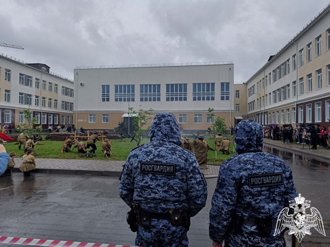 В Ульяновске сотрудники Росгвардии посетили  военно-историческую реконструкцию боя Великой Отечественной войны