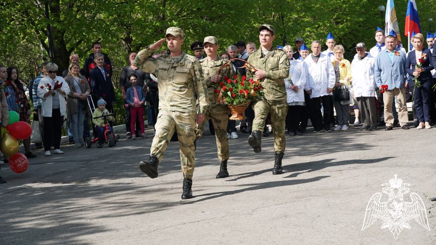 Ульяновские военнослужащие стали участниками митинг-реквиема, посвященного Дню Победы