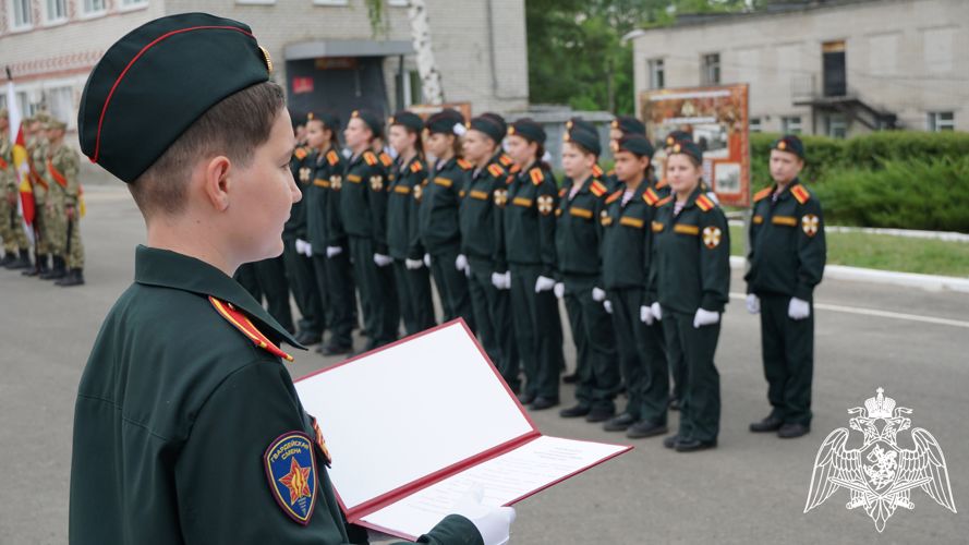 Ульяновские воспитанники «Гвардейской смены» приняли кадетскую клятву