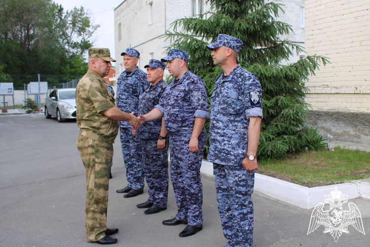 Управление Росгвардии по Ульяновской области проинспектировал врид командующего Приволжским округом Росгвардии 