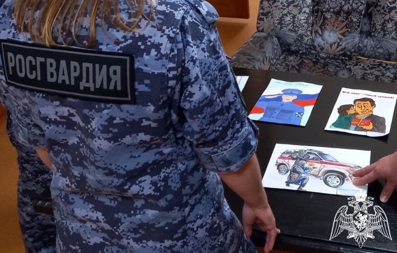 В Ульяновске в управлении вневедомственной охраны подвели итоги конкурса рисунка «Мой папа – мой герой»
