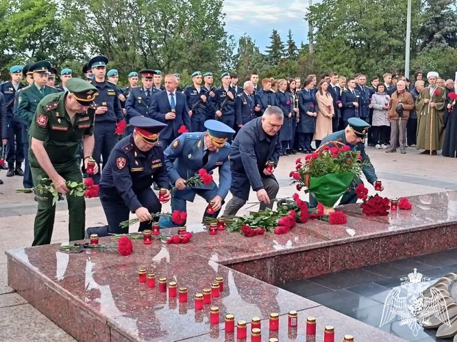 Начальник Управления Росгвардии по Ульяновской области зажег «Свечу памяти»