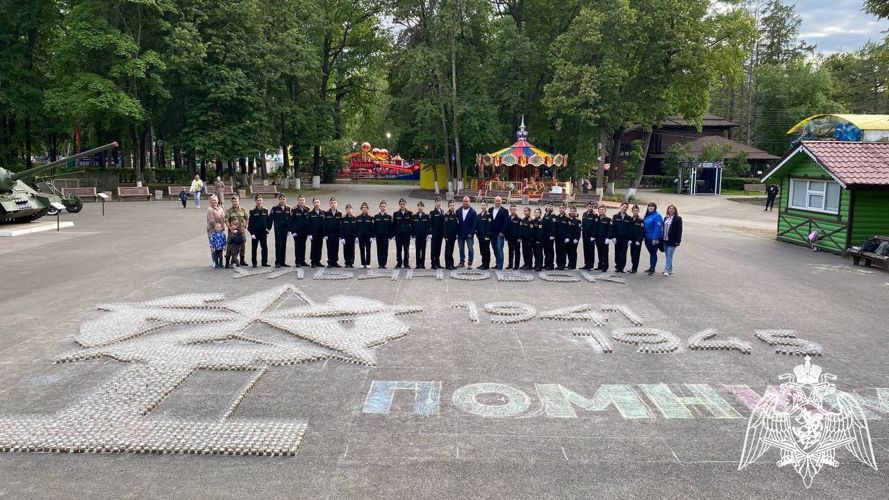 Ульяновские росгвардейцы присоединились к акции «Огненные картины войны»