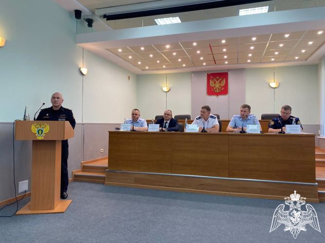 В Ульяновске начальник Управления Росгвардии принял участие в координационном совещание с руководителями региональных правоохранительных структур