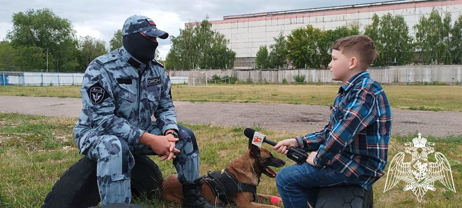 Ульяновские сотрудники Росгвардии рассказали о деятельности кинологической службы