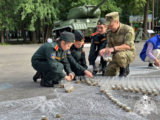 Ульяновские росгвардейцы присоединились к акции «Огненные картины войны»