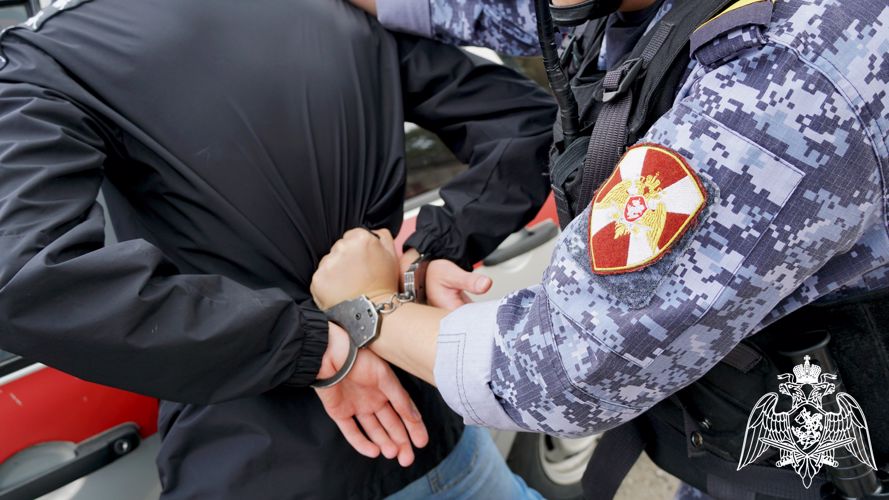 В Димитровграде сотрудники Росгвардии задержали гражданина, подозреваемого в угоне дорожного катка