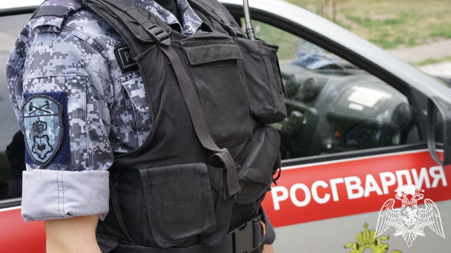 Сотрудники Росгвардии задержали подозреваемого в крупной краже