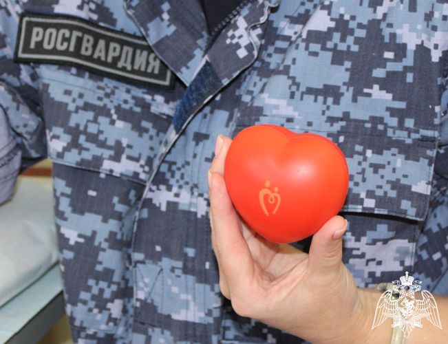 Ульяновские росгвардейцы стали донорами крови