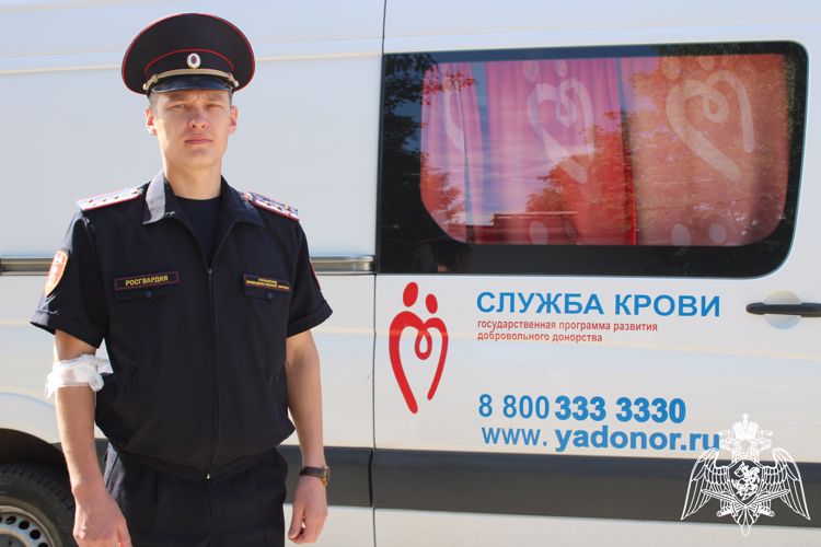 Ульяновские росгвардейцы стали донорами крови