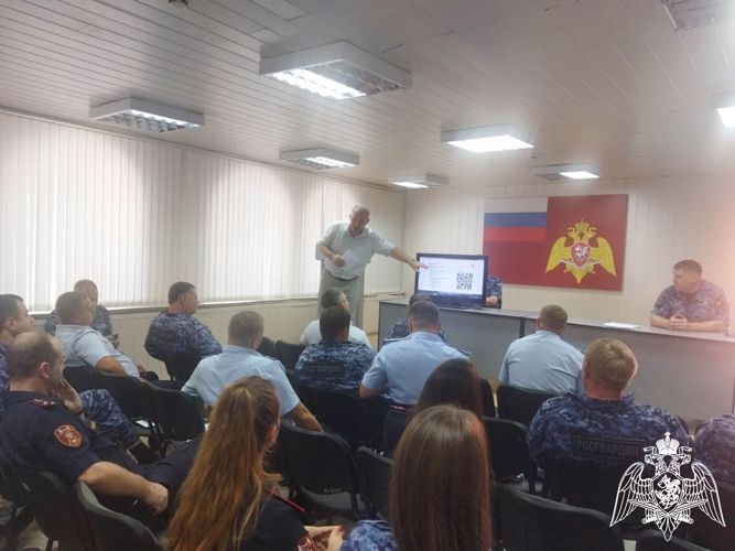 В Ульяновске для сотрудников Росгвардии прошла очередная лекция всероссийского общества «Знание»