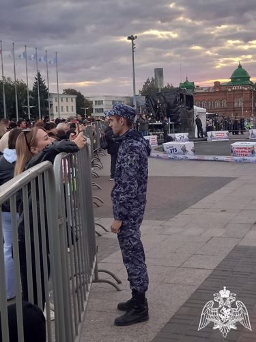 Ульяновские росгвардейцы обеспечили охрану общественного порядка в День города