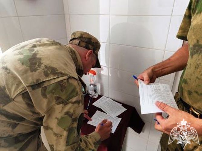 Ульяновские росгвардейцы присоединились к кампании по вакцинации от гриппа