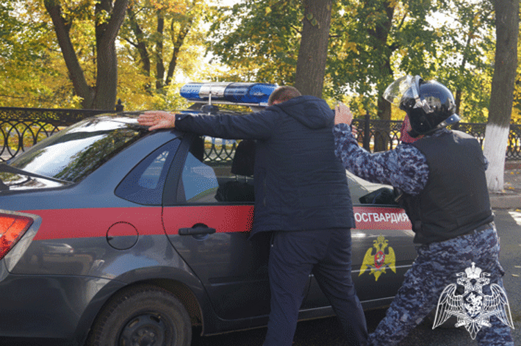 В Димитровграде сотрудники Росгвардии задержали подозреваемого в угоне автомобиля 