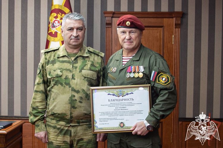 КОМАНДУЮЩИЙ ПРИВОЛЖСКИМ ОКРУГОМ РОСГВАРДИИ ВСТРЕТИЛСЯ С РУКОВОДИТЕЛЕМ «ГВАРДЕЙСКОЙ СМЕНЫ»