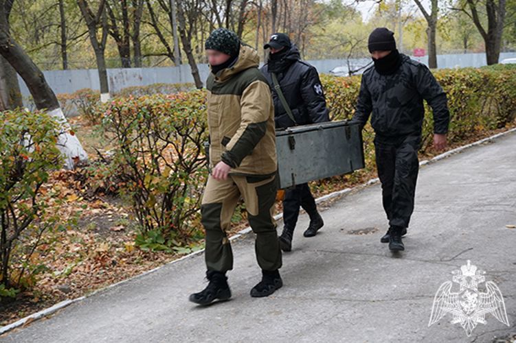 В Ульяновске сотрудники Росгвардии и МЧС  провели совместные пожарно-тактические учения