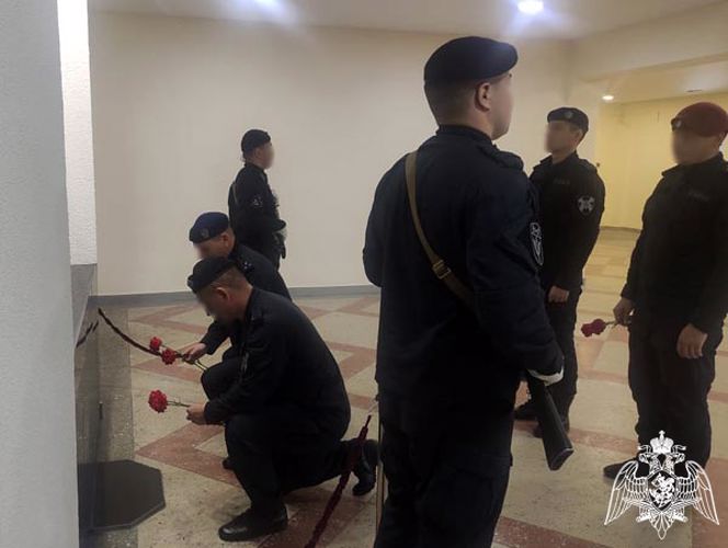 Ульяновские росгвардейцы почтили память погибших сослуживцев