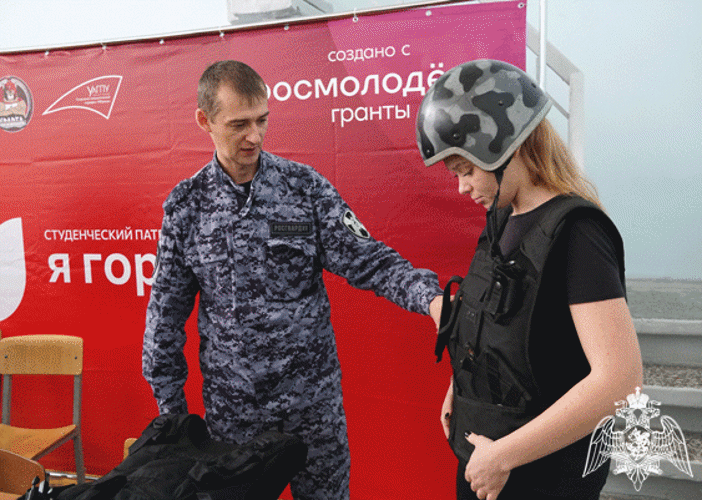 В Ульяновске сотрудники Росгвардии приняли участие в марафоне #ЯГоржусь