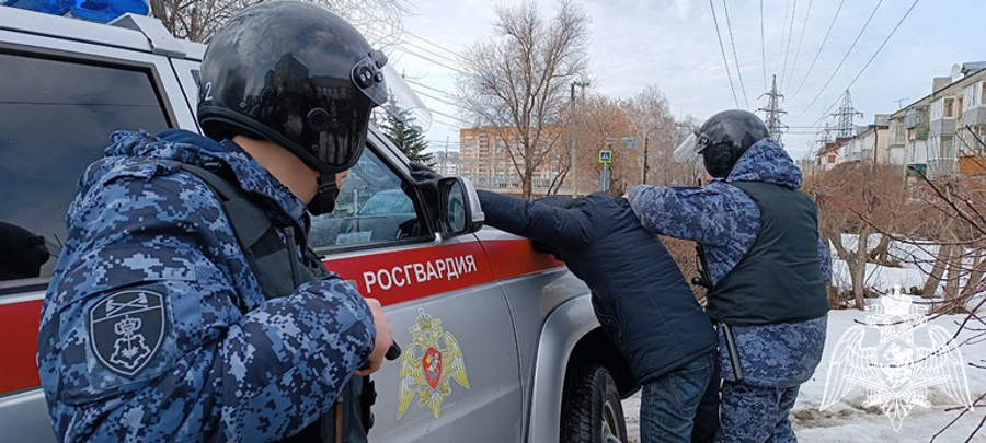 В Димитровграде сотрудники Росгвардии задержали нетрезвого водителя