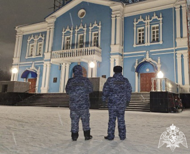Ульяновские росгвардейцы обеспечили безопасность рождественских богослужений
