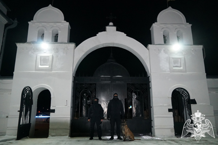 Ульяновские росгвардейцы обеспечили общественный порядок и безопасность во время празднования Крещения Господня