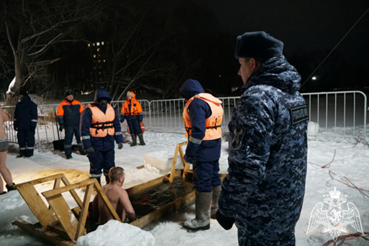 Ульяновские росгвардейцы обеспечили общественный порядок и безопасность во время празднования Крещения Господня