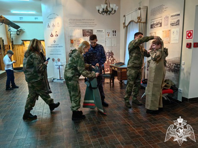 Ульяновские кадеты «Гвардейской смены» посетили региональный музей пожарной охраны