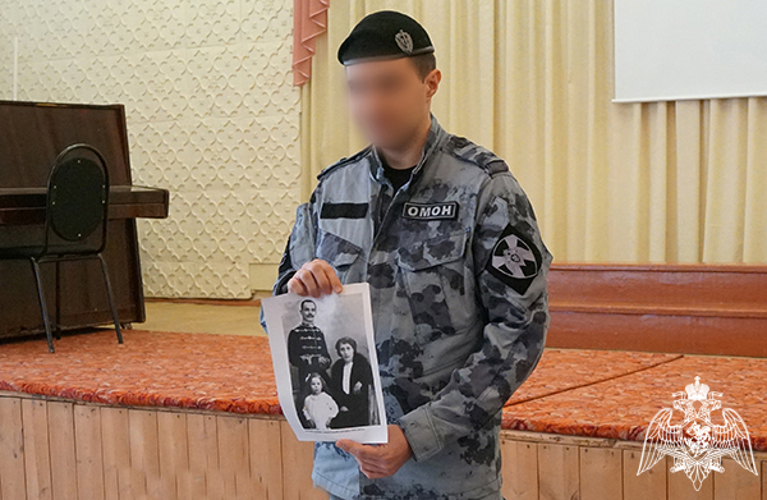 Офицер Росгвардии территориального управления рассказал ульяновским школьникам об авторе марша «Прощание славянки»