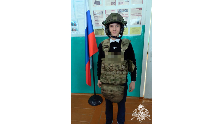 Ульяновские росгвардейцы провели урок мужества для школьников