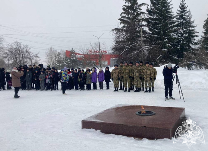 В Димитровграде росгвардейцы приняли участие в мероприятиях, посвященных 81 годовщине со дня победы в Сталинградской битве