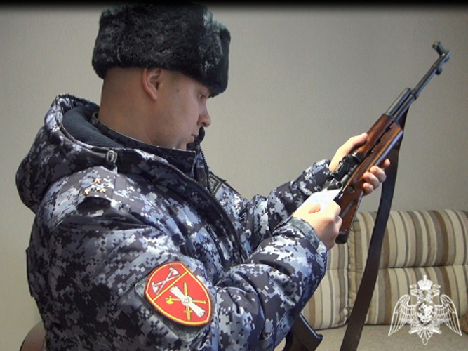 В Ульяновске росгвардейцы за прошедший месяц изъяли 87 единиц оружия